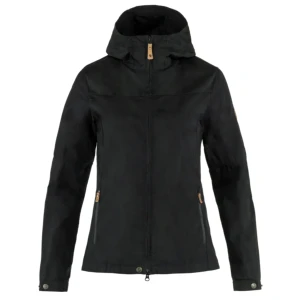 Fjällräven vindjacka - Svart vindjacka från fjällräven, använd en sommar, inga skador på jackan, den har även gortex i materialet! 💞