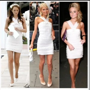 Klänning  - Aldrig använd. Storlek UK 10 (34/36). Lappen sitter kvar. Använd gärna KÖP NU om du vill köpa.