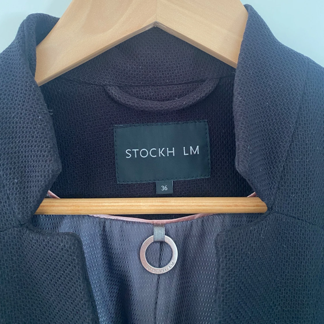 Svart vårkappa STOCKH LM 36 - 91