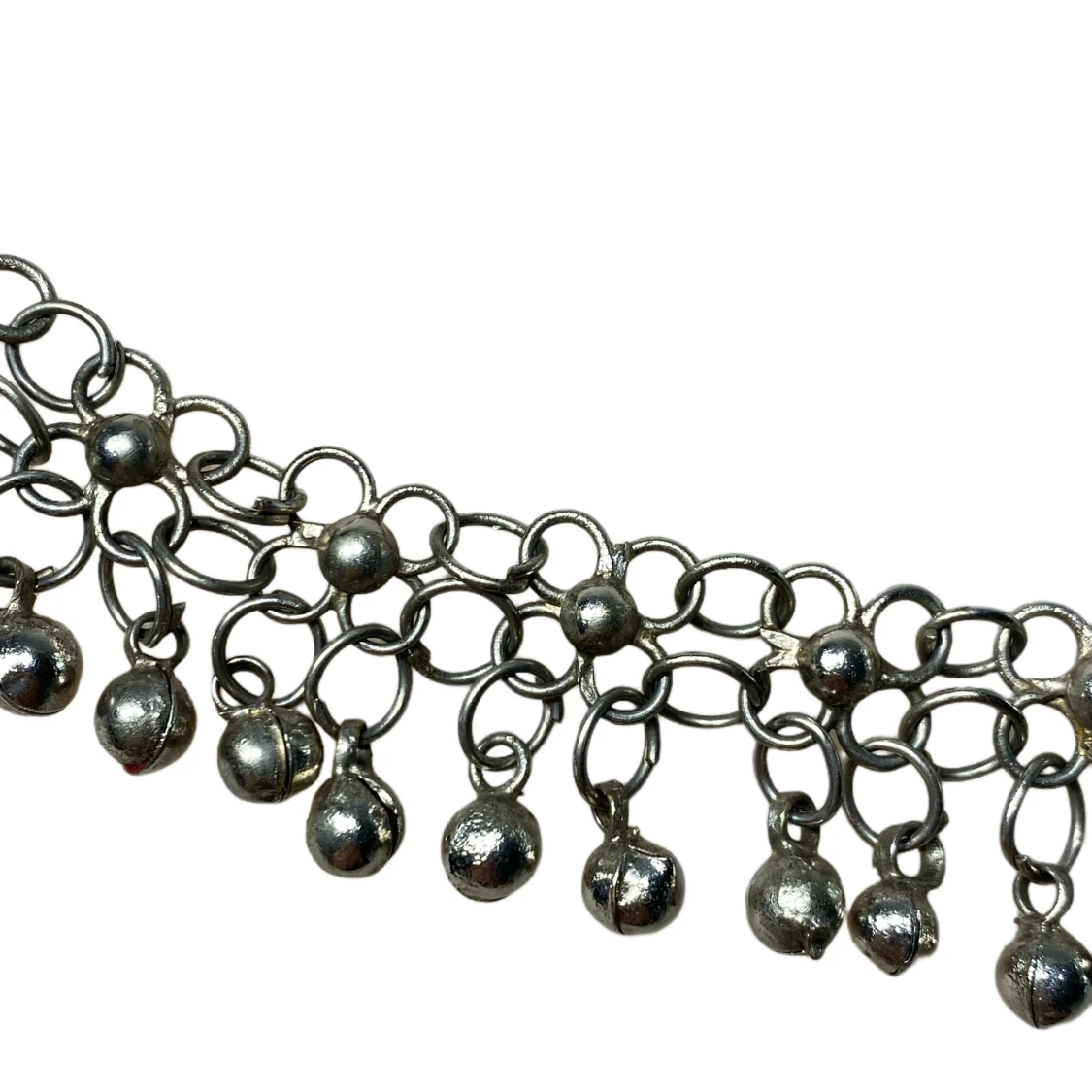 Vintage silvrig anklet