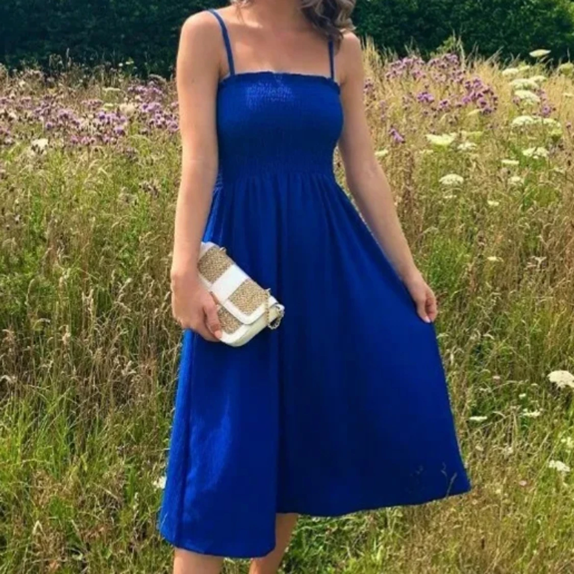 Blå sommarklänning  - 90