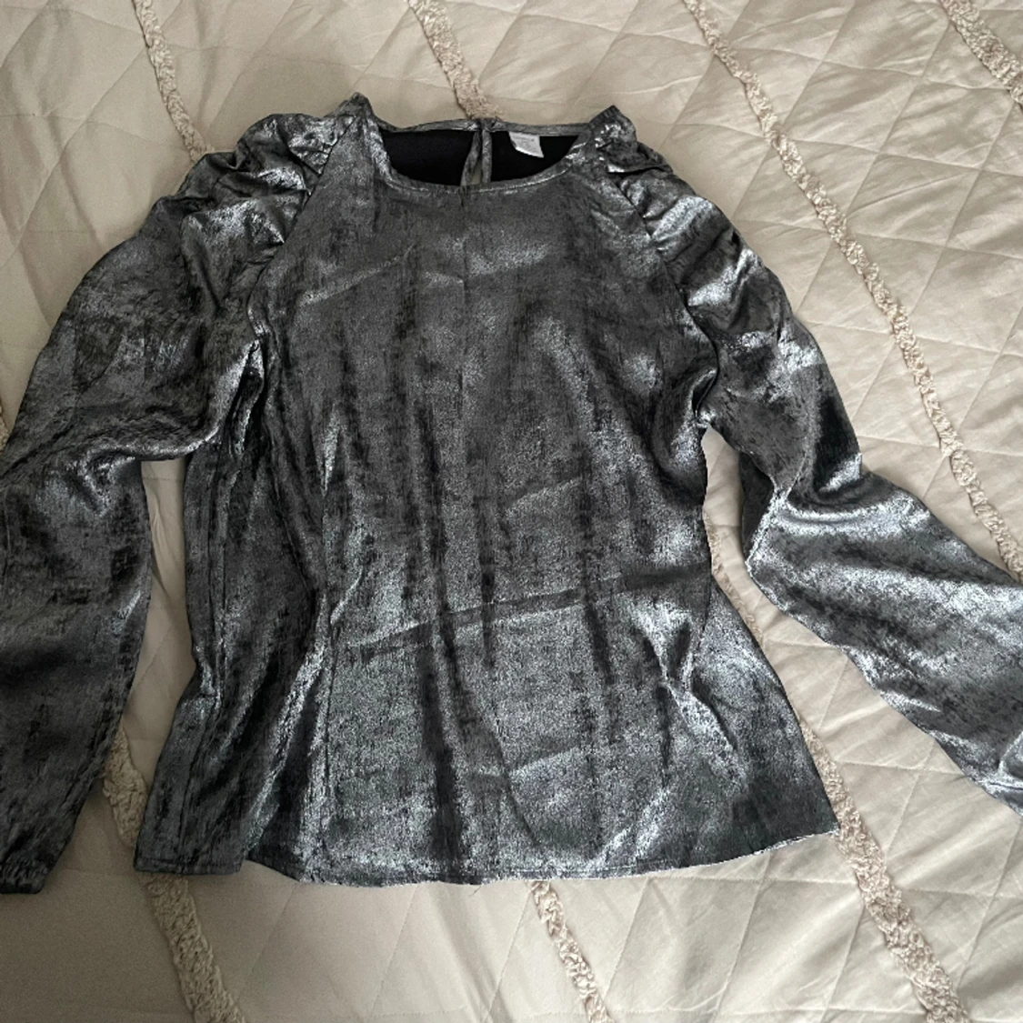 Silvrig blus 