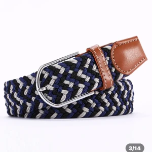 Mörkblå/Svart bälte - Fint bälte med bra kvalite som passar alla