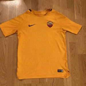 AS Roma träningströja - Säljer denna feta As Roma träningströjan. Köpte den från unisportstore för 800. Säljer den då den är för liten. Den är i helt ok skick (7/10). Priset kan diskuteras. Har ni frågor så är det bara att höra av sig.