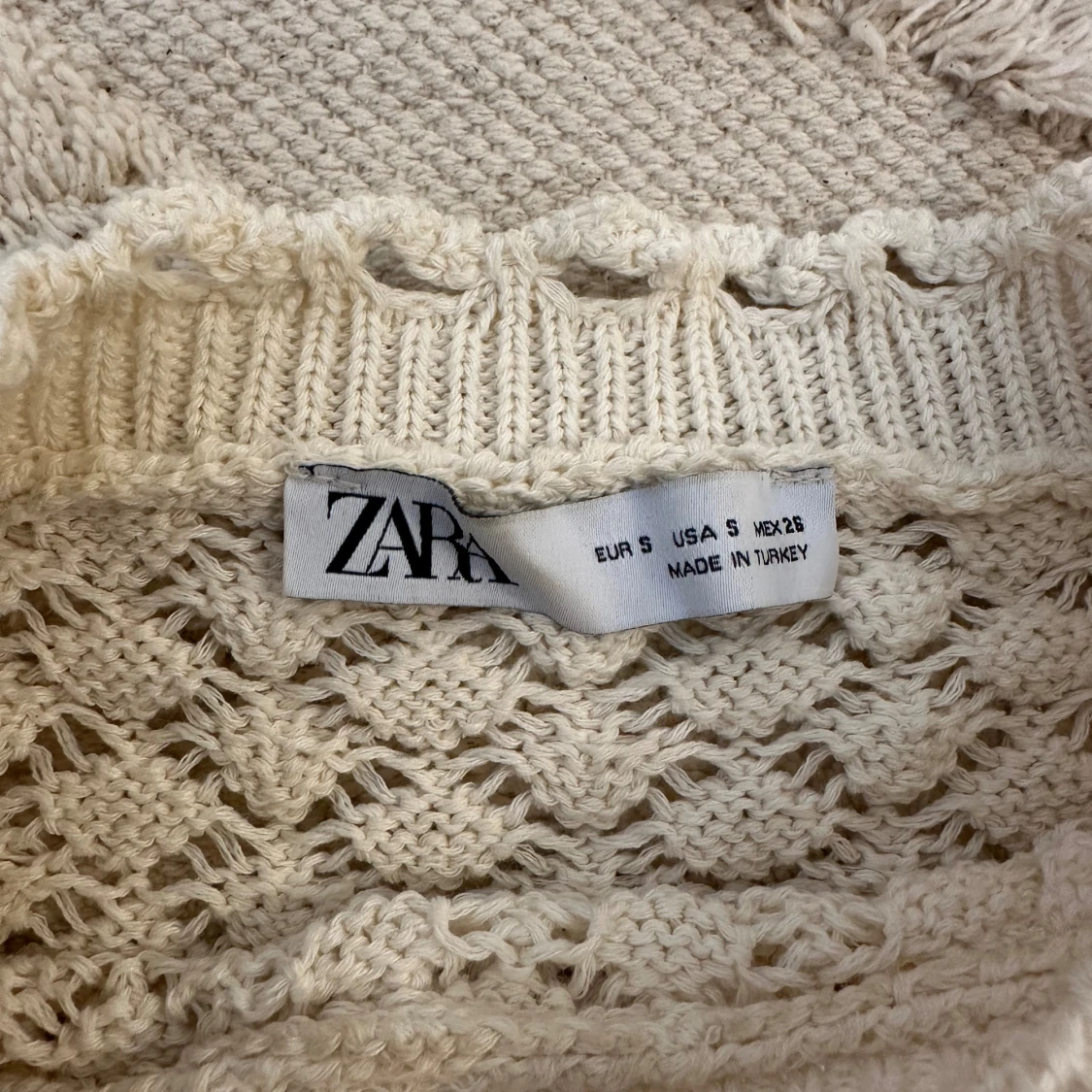 Virkad zara topp - 90