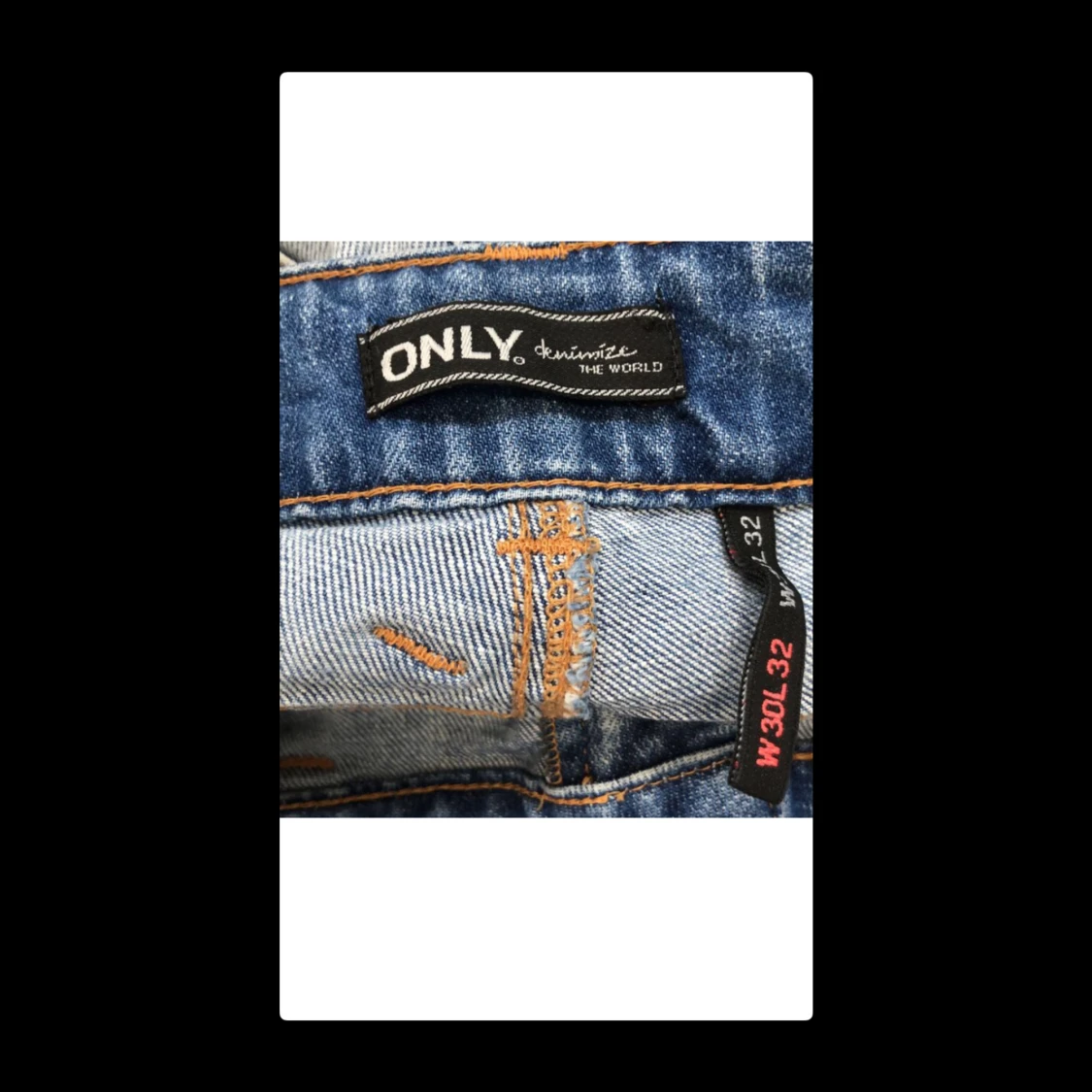 Långmidjade bootcut only jeans - 91