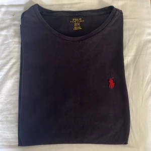 Ralph lauren T-shirt  - Hej jag säljer denna mörkblå Ralph Lauren T-shirt som är i bra skick. Den är köpt på Ralph Laurens hemsida.