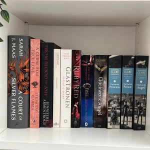 Böcker - Fantasy böcker. Pris varierar, 70-120kr beroende på vilken bok. Postar samma dag som boken blir köpt. Jag kan fixa paket pris om man vill köpa flera böcker!💞