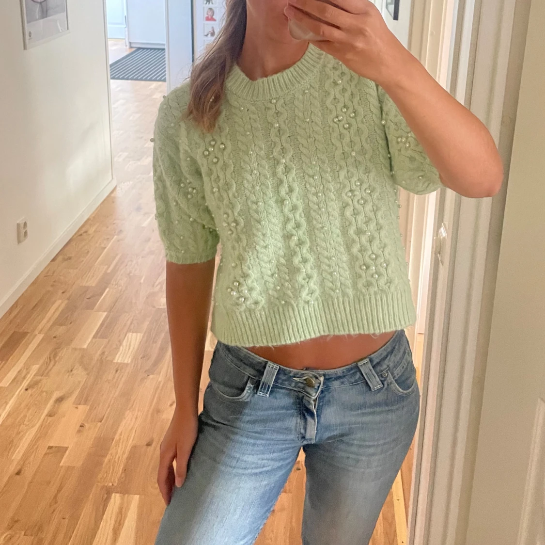 Stickad tshirt  - 91