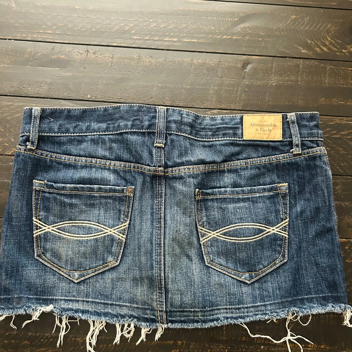 Lågmidjad jeanskjol strl S - 92