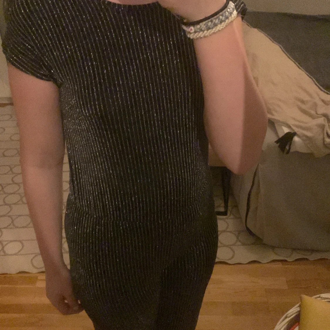 Svart och silvrig pantsuit  - 91