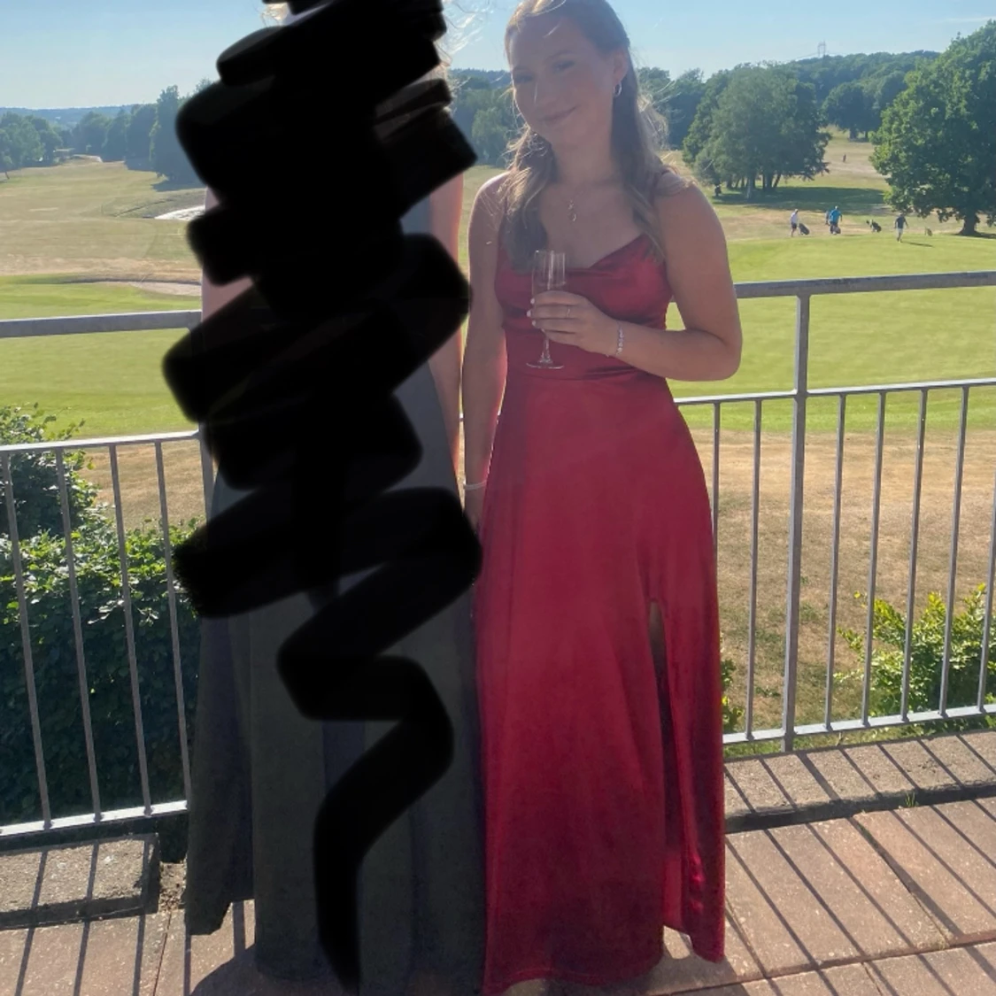 Röd balklänning  - 91