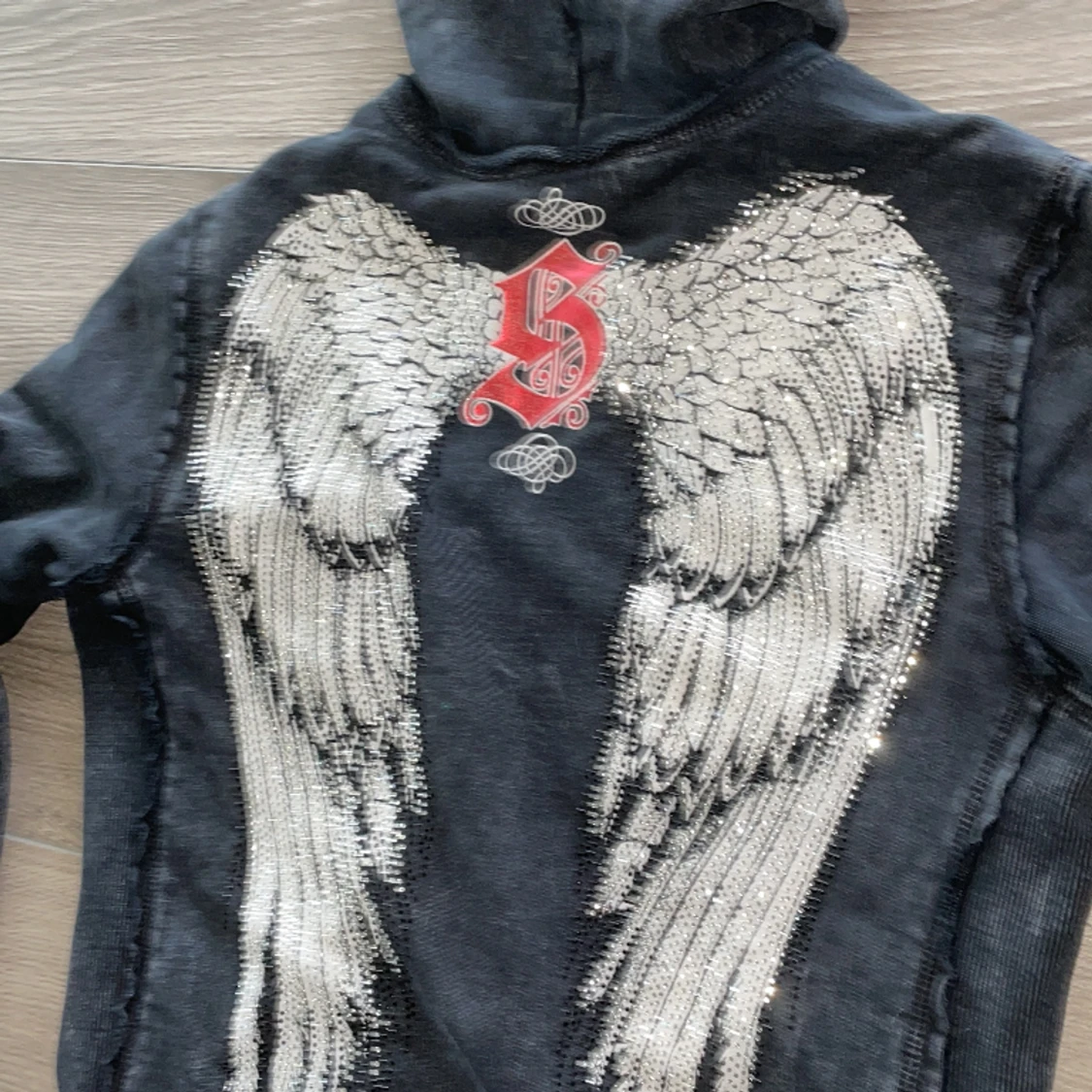 Sinful/affliction zip up med rhinestones 💯💯😍 - 90