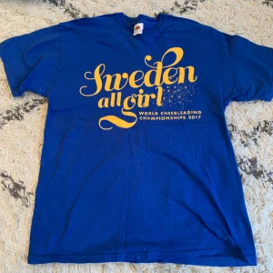Sweden all girl cheer tröja  - Team Sweden all girl cheerleading tröha. Knappt använd. Står M i men skulle säga att den är lite mindre. 