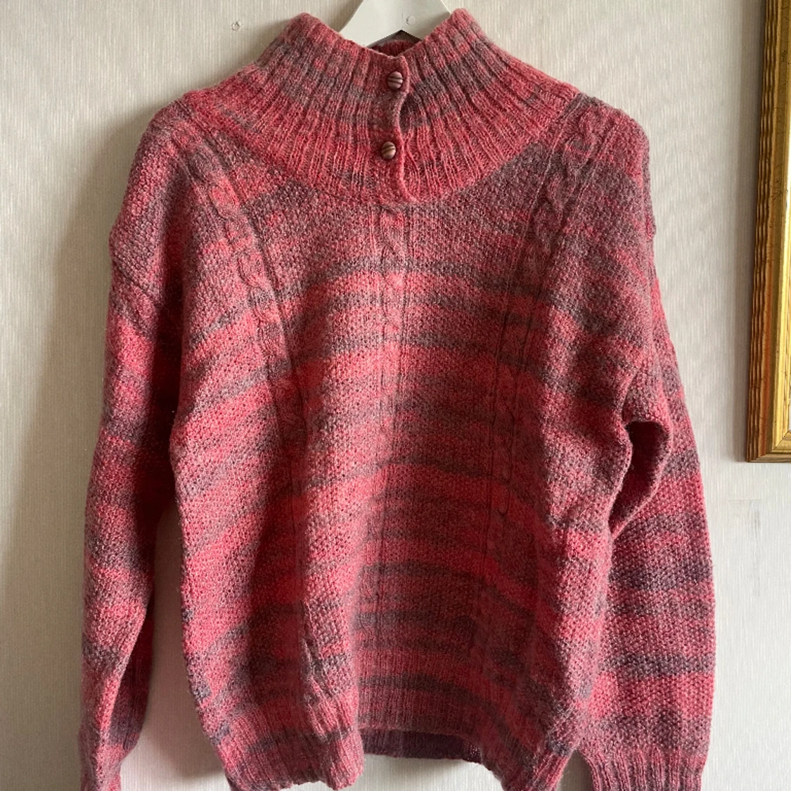 Stickad vintage-tröja