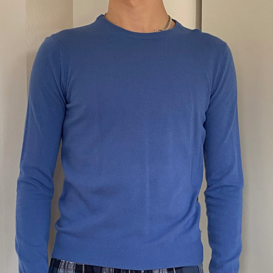 Cashmere Wool/Lana Blue shirt  - 90