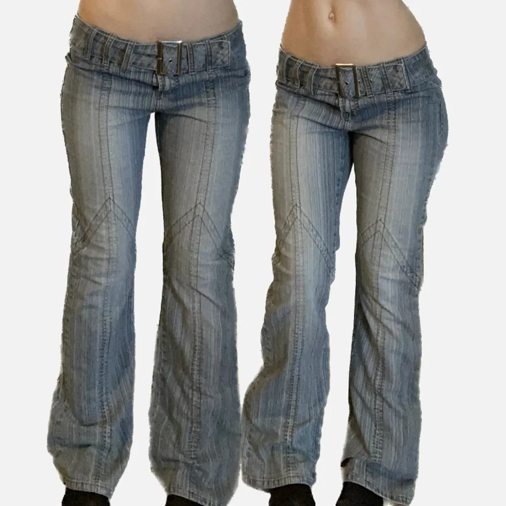 Super snygga och unika jeans från vintage butik i USA. Jag har aldrig använt dem men dem är i bra skick och är bekväma!! Hör av dig om du har några frågor :). Jeans & Byxor.