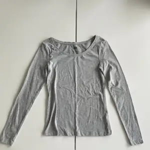 En grå långärmad tröja andvänd en gång men i bra skick 