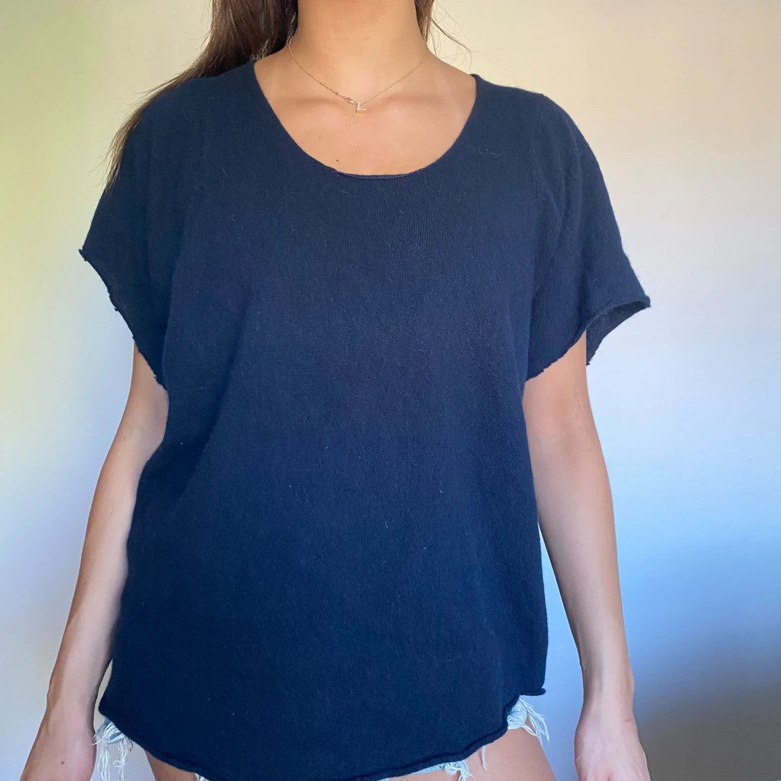 Kortärmad tjocktröja  - 90