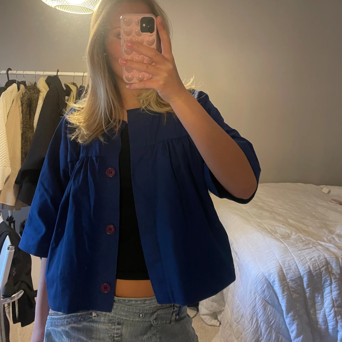 Trekvartsärmad jacka 