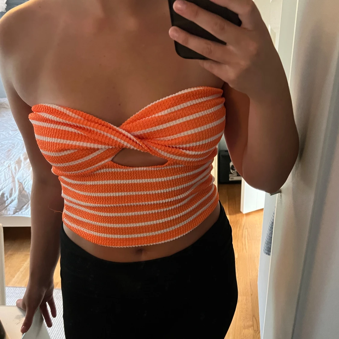 Randig Bandeu topp - 91