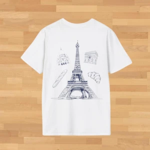Paris T-shirt - Säljer denna stilrena t-shirt för de som älskar Paris! Den är helt ny, inga defekter. Skriv till mig vid fler frågor🤝