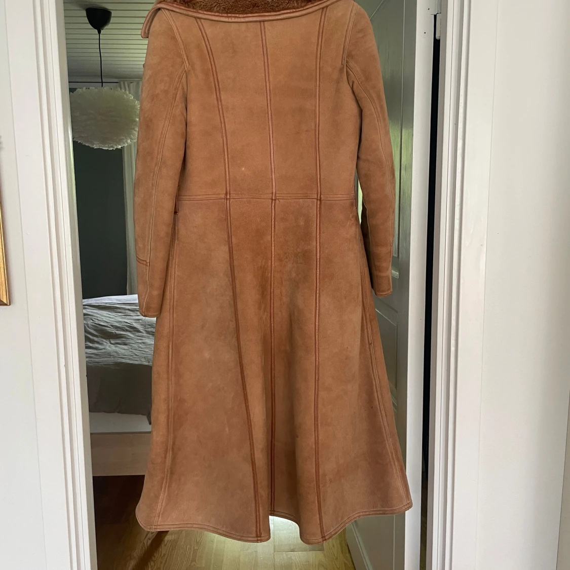 Äkta Lammskinnskappa - 90