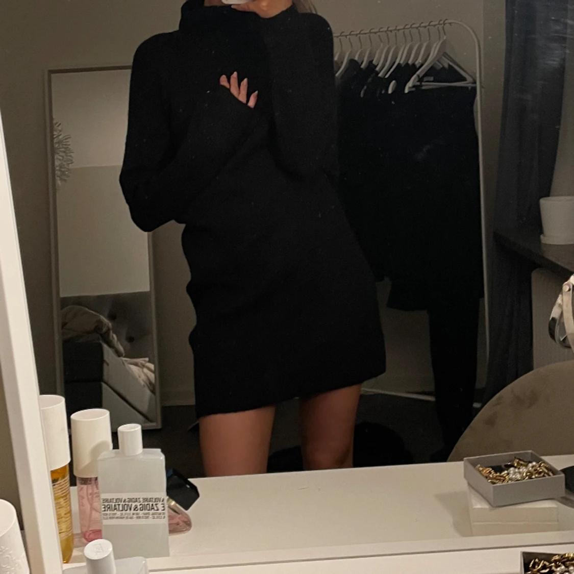 Stickad klänning - 90