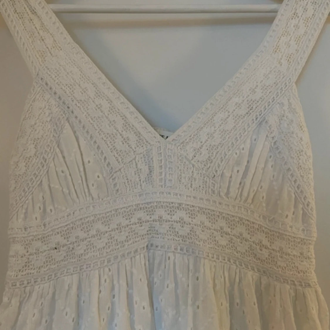 Vit klänning bra skick - 90