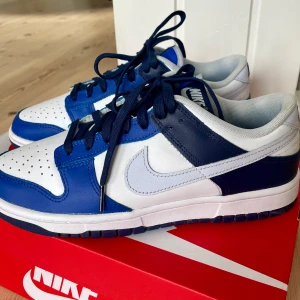 Nike Sneaker dunk Low - I stort sett oanvända. Bara testade någon gång men säljs på grund av för liten storlek. 