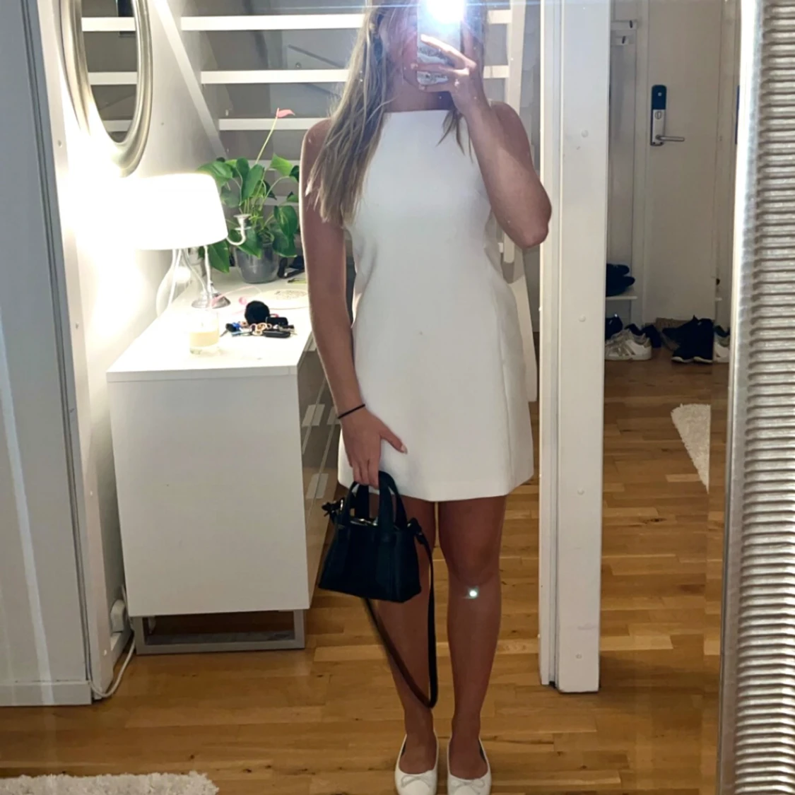 Vit somrig klänning☀️ - 90