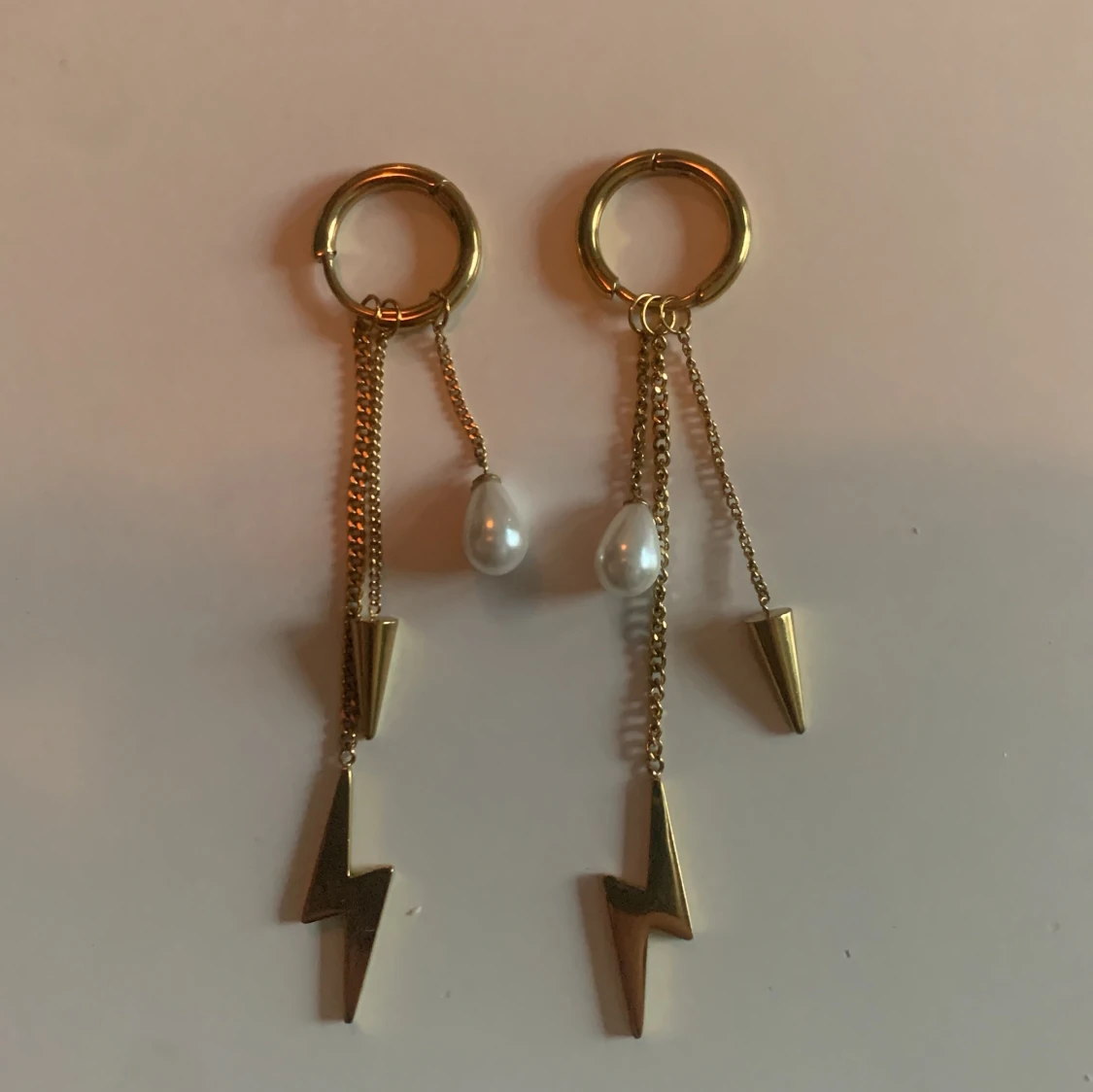 Peak Hoops Multi Gold, Edblad örhänge - 90