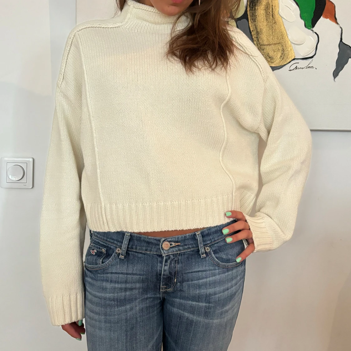 Stickad tröja  - 90