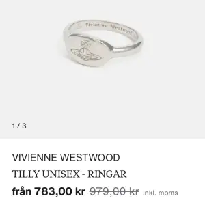 SLUTSÅLD ÄKTA Vivienne Westwood ring! Säljer då jag inte använder silver smycken, använd fåtal gånger, kvitto finns (kom privat). Har ej kvar asken. Skriv gärna i DM vid frågor samt bevis på kvitto 💗pris går att diskutera