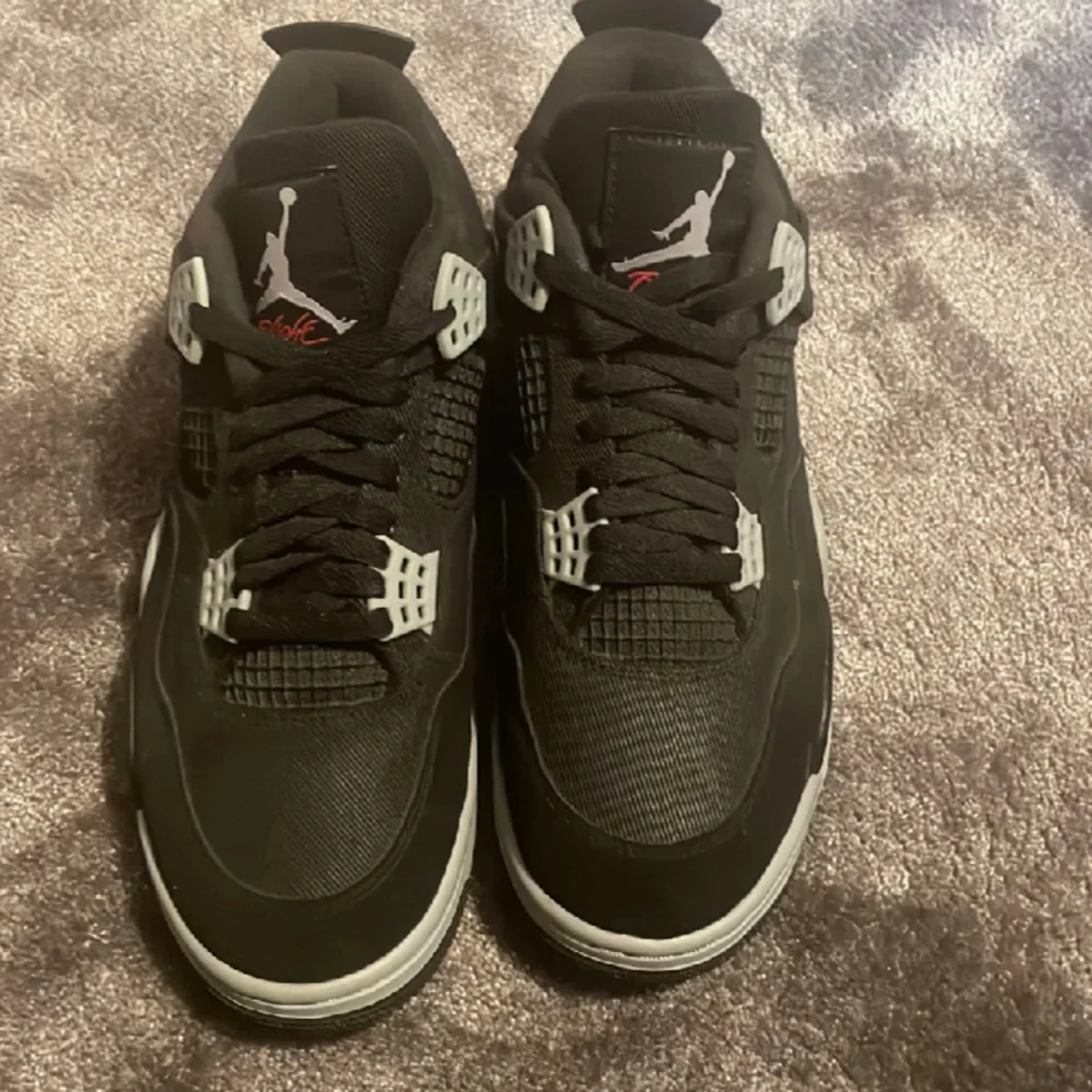 Jordan 4 black canvas  - 90