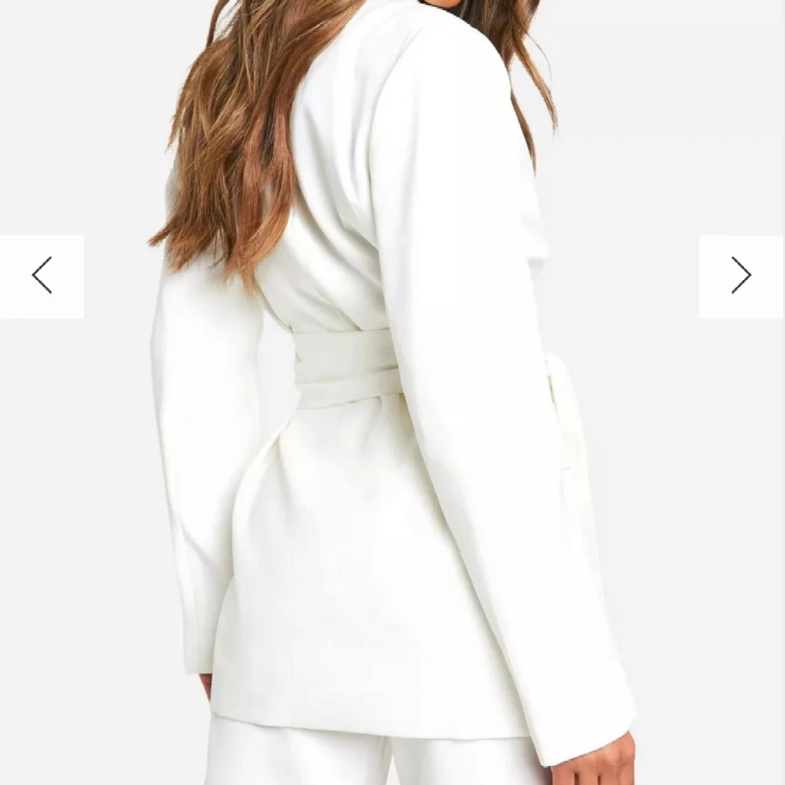 Blazer med knytskärp - 90