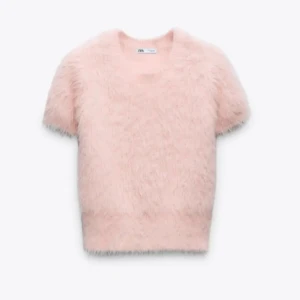 Zara top - Söt rosa topp från zara. Använd 1 gång. Strlk M men passar XS/S. Jättefin t sommaren💗