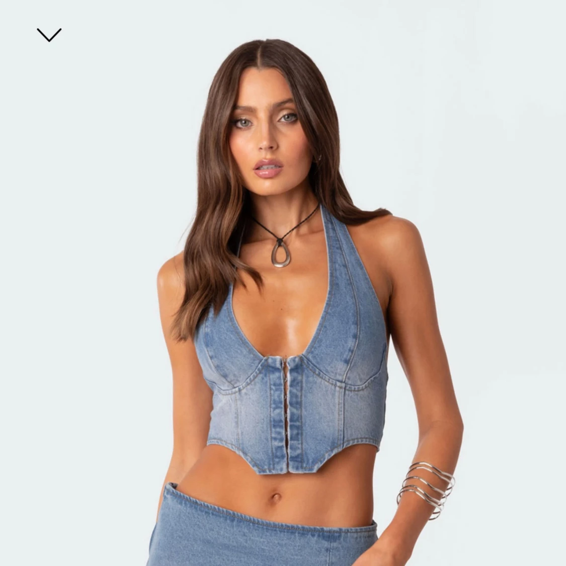 Jeans topp från Edikted