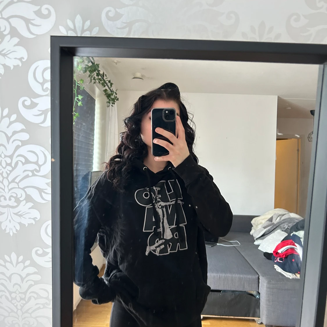 Leonard Hoodie svart  - 90