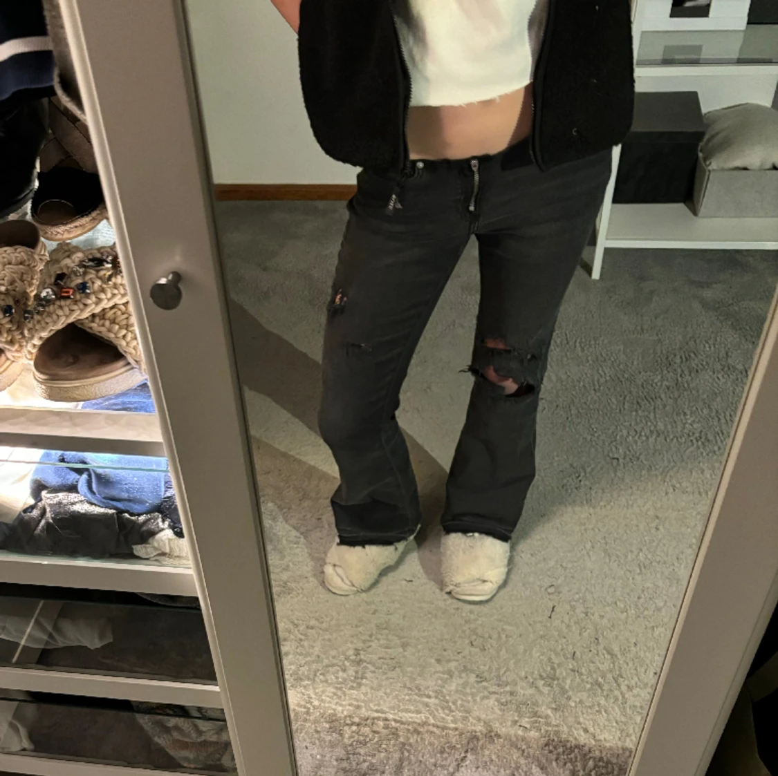 Lågmidjade jeans  - 90