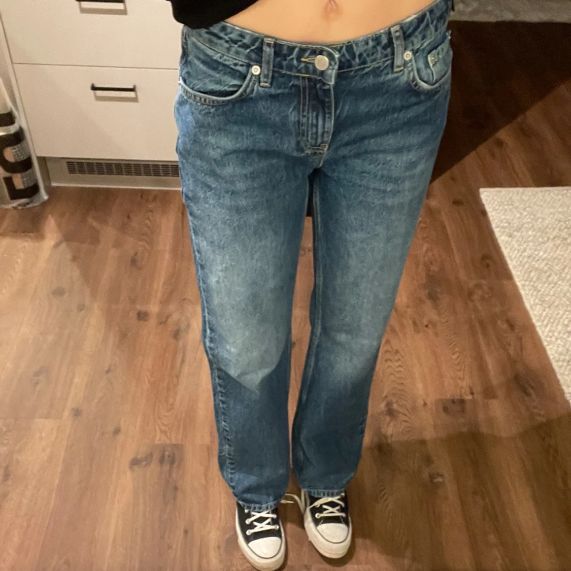 Lågmidjade jeans