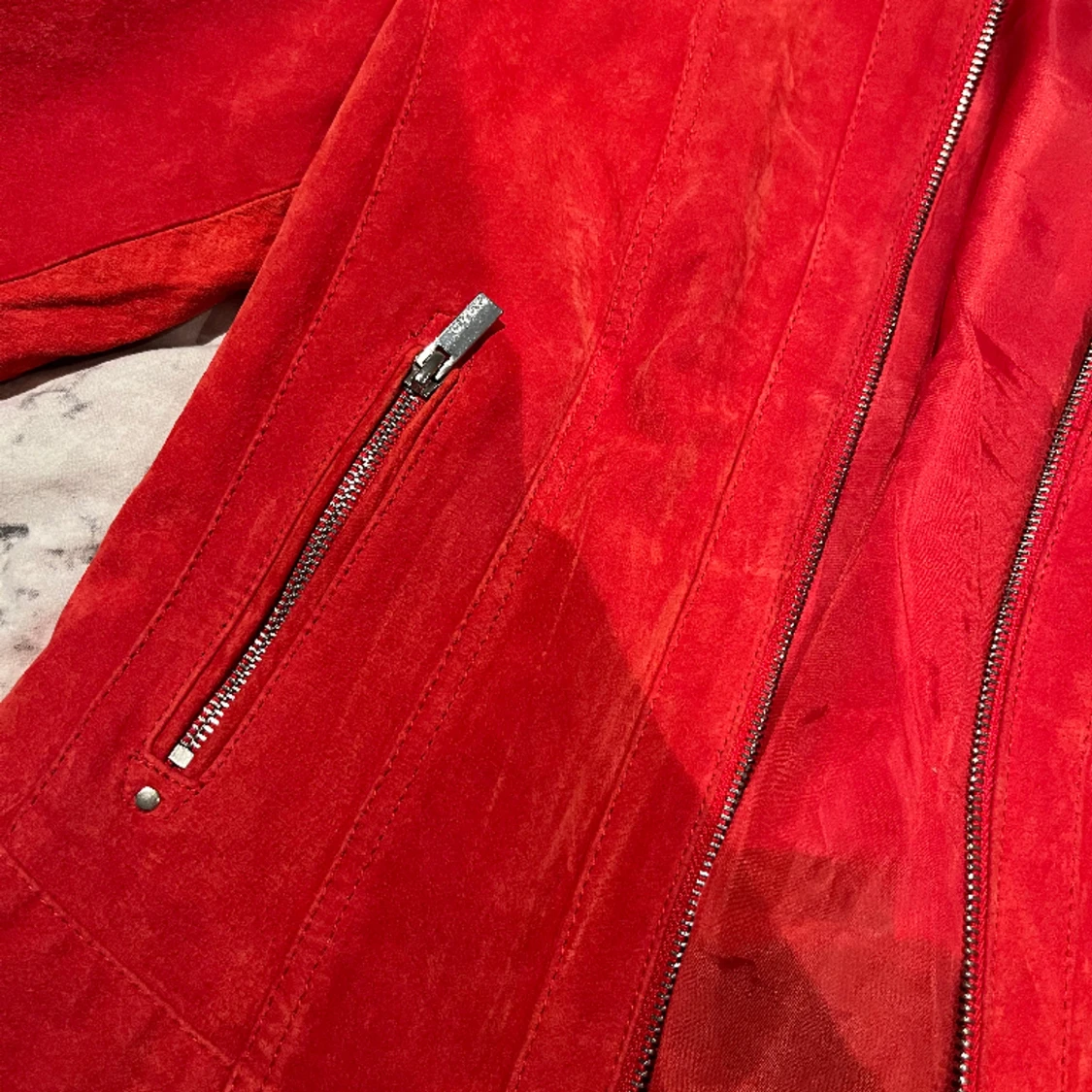 Röd/orange Jacka - 91