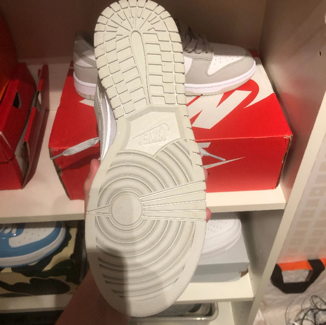 Gråa/Vita Dunks - 91