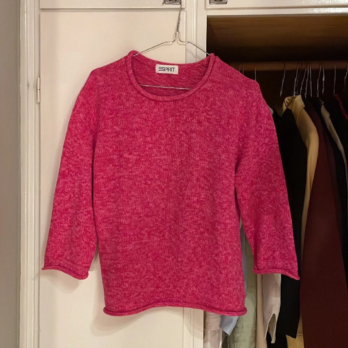 Rosa trekvart tröja - 91