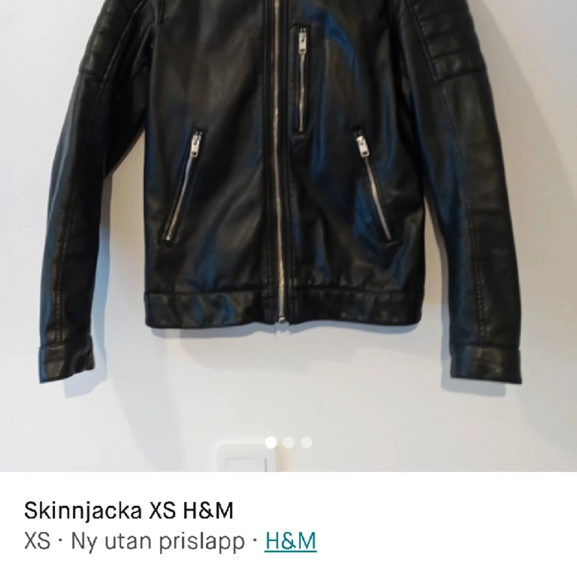 Bikerjacka H&M XS