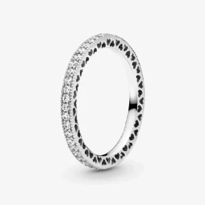 Pandora silverring hjärtan Stenar - SE ANNONS NEDAN FÖR MER INFO, LÄGGER UPP FÖR FRI FRAKT! 💞