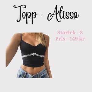 topp med fina detaljer  - skriv till oss eller kolla in vår Instagram för frågor 💘