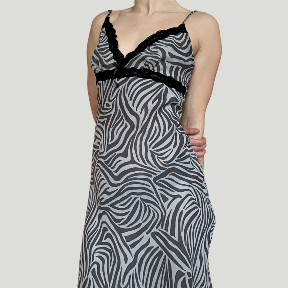 Meshklänning zebramönster  - 90