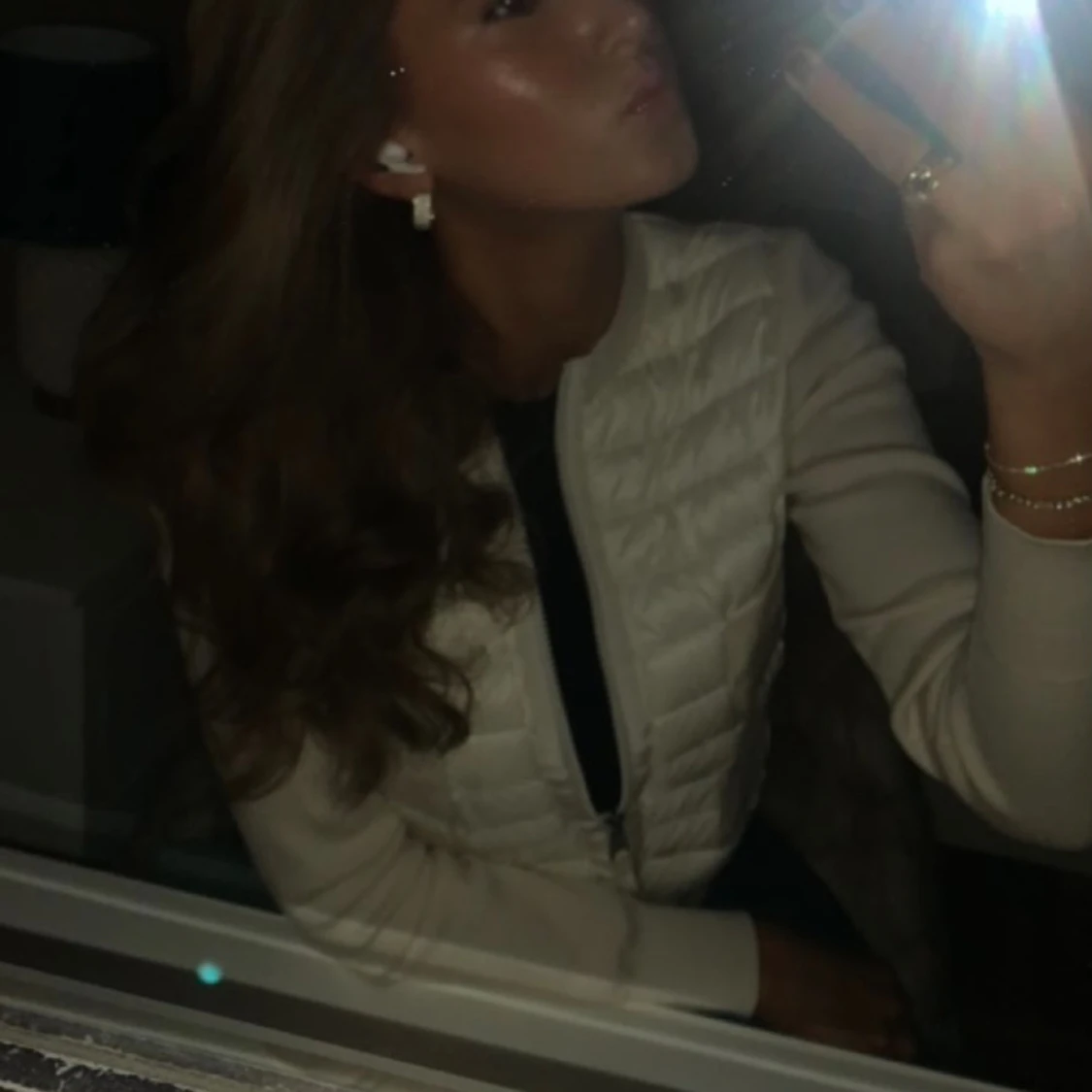 MONCLER PADDED WOOL CARDIGAN - 90