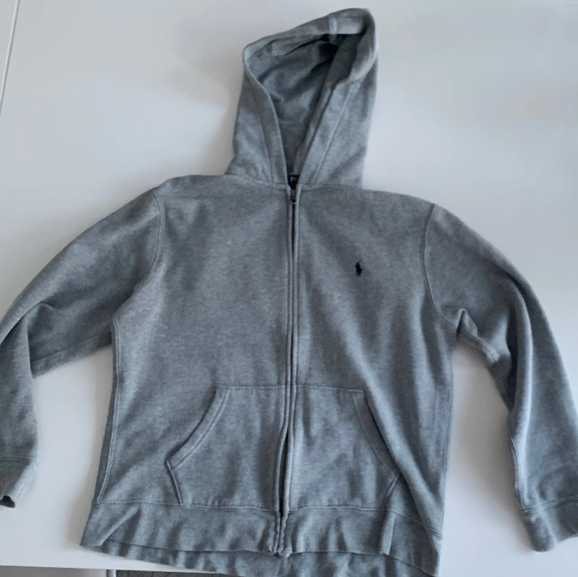 Grå polo Ralph lauren zip 